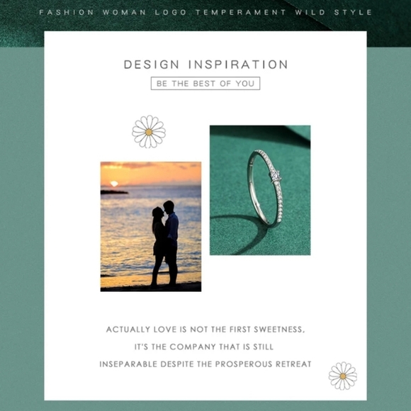 New, Simple Square Finger Ring - Picture 3 of 4